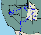 Upper Colorado Region on map of southwest
